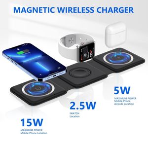 3 in 1 Magnetic Foldable Wireless Charger