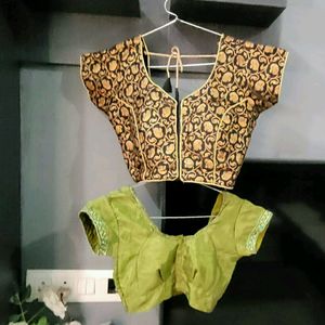 2 Pack Black Golden & Olive Blouses