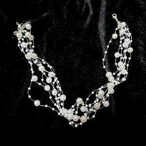 Korean Pearl Necklace Set