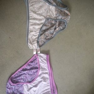 Pack Of 2 New Panties For Ladies