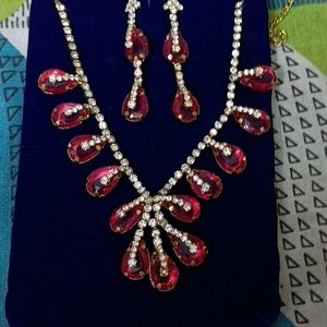 Pink Jewellery Set