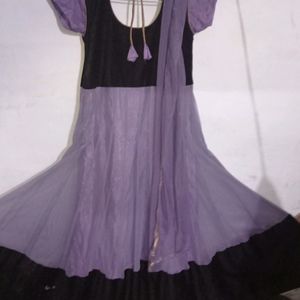 New Trend Purple Gown For Girls And Ladies