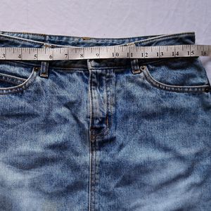 Denim Mini Skirt