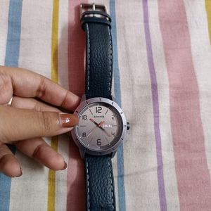 Sonata Men Watch With Date And Time