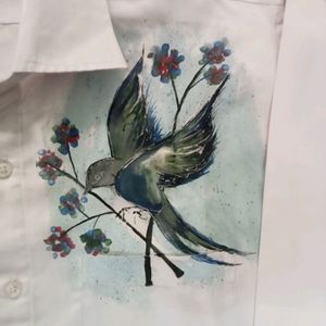 Man Shirt For Fabric Painting