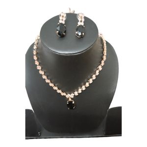 American Diamond Necklace Set