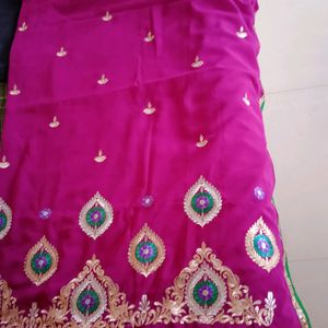 Purple Saree