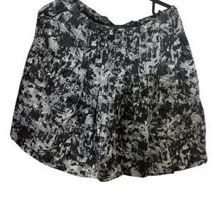 Cute Printed Mini Skirt With Pockets