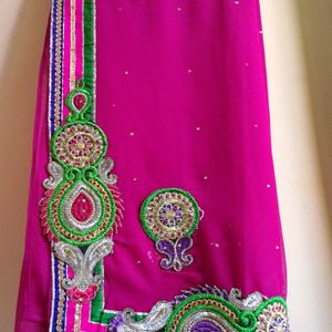 Purple Colour Saree