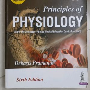 Debasis Pramanik Book Of Physiology 1st Year MBBS