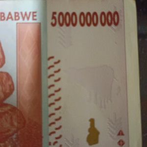 Zimbabwe 5 Billion Dollars 💵