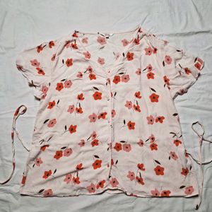 Floral Peach Top