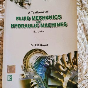 Fluid Mechanics And Hydraulic Machines By Dr.R.K.