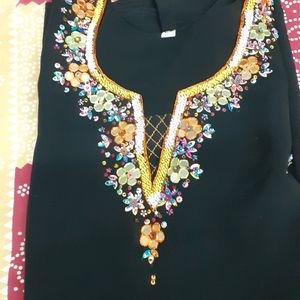 Beautiful black Embroidered top