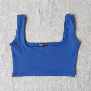 Zara Blue Tank Top