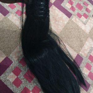 Black Hair Extension With Clutcher