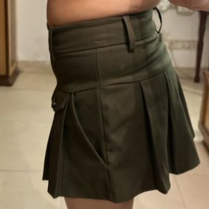 Olive Green Skorts