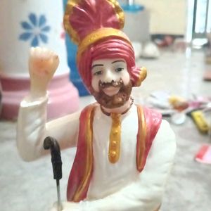 BS Handicrafts Polystone Punjabi Hockey Boy Statue