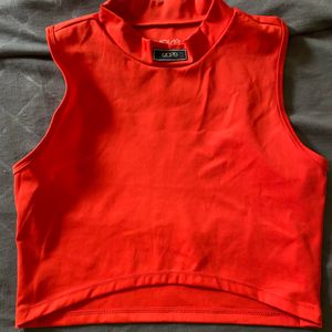 H&M Orange Crop Top