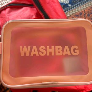 PVC Large Washable Makeup /travel Bag