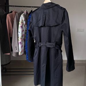 Black Fit Trench Coat