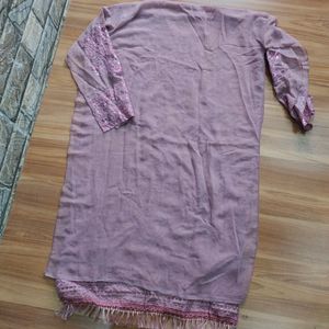 Mauve pakistani suit