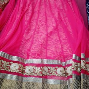 Anarkali With Skurt And Dupatta