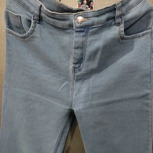 Sky Blue High Waist Jeans