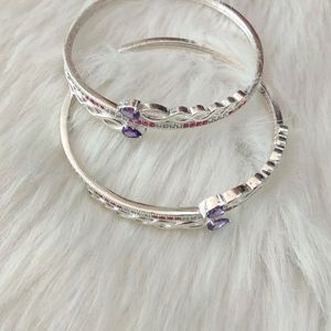 Pure Silver Bangles For Womens