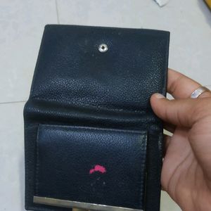 Black leather Wallet