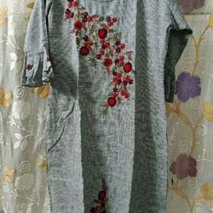 Grey Kurta