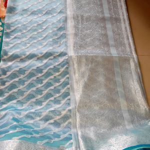 Organza Saree With Blouse