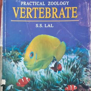 Book Practical Zoology VERTEBRRATE by SS LAL