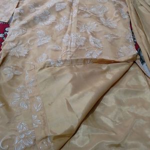 ORGANZA STITCH SUIT WITHOUT DUPATTA