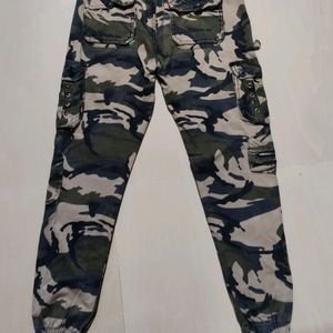 Camouflage Cargo Jogger Pants