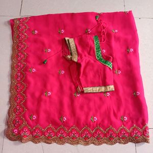 Beautiful Full Embroided Saree