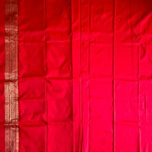 Red Art Silk Saree For Women