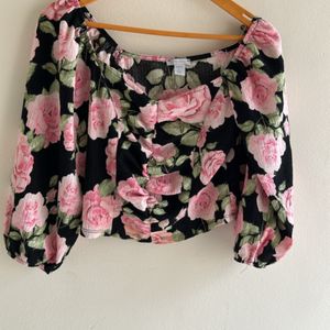 Floral Crop Top