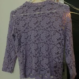 Lavender Top Of Ajio