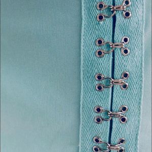 CYan Eyelet HoOk Dress