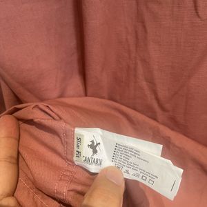 New Cantabil Peach Color Shirt