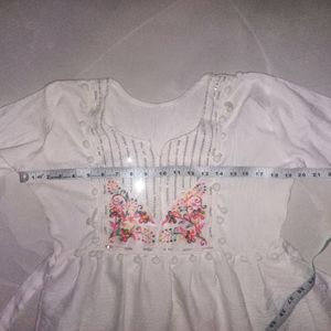 Fairy White Chiffon Top