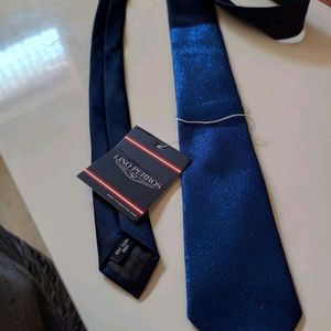 Lino Perros Men Blue Tie+ Freebies