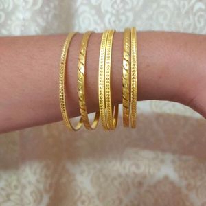 Gold Plated Bangles