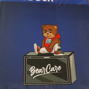 Bear Care Plastic Sneaker Storage Box - Transparen