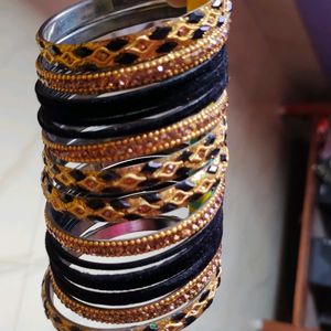 Beautiful 😻 Black Velvet Bangles😘😘