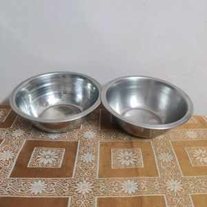 Set Of Steel Bowls