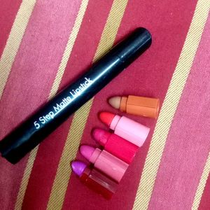 5 Steps Matte Lipstick