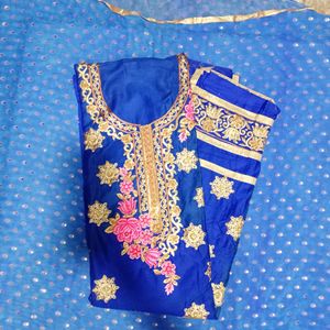 Embroidery Work Cotton Suit