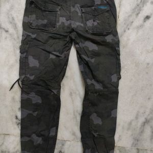 Army Print Jogger Pants